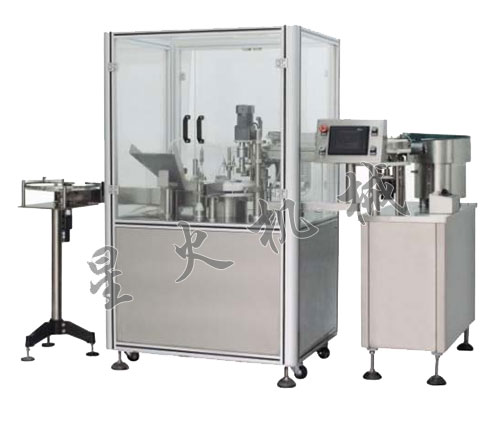 隱形眼鏡護理液灌裝機-全自動隱形眼鏡護理液灌裝機械